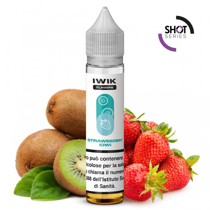 E-LIQUID AROMA PLA MINI SHOT - STRAWBERRY KIWI - IWIK - 10 ML