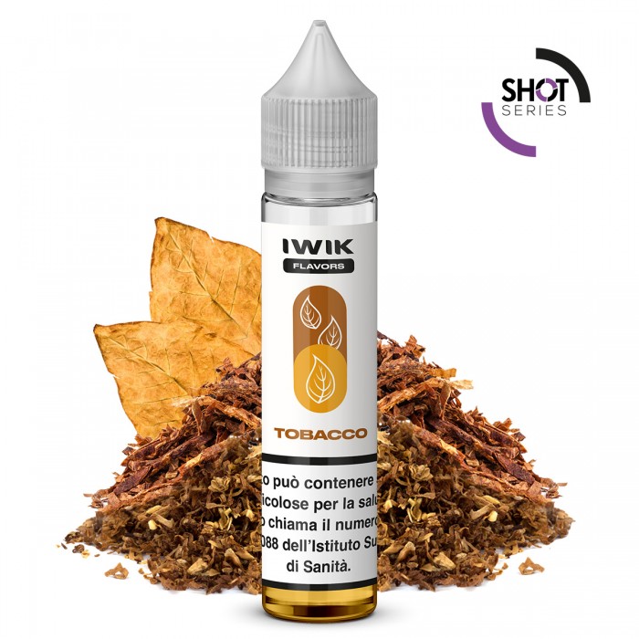 E-LIQUID AROMA PLA MINI SHOT - TOBACCO - IWIK - 10 ML