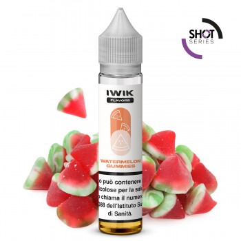 E-LIQUID AROMA PLA MINI SHOT - WATERMELON GUMMIES - IWIK - 10 ML