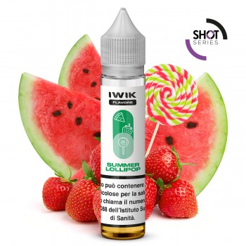 E-LIQUID AROMA PLA MINI SHOT - SUMMER LOLLIPOP - IWIK - 10 ML