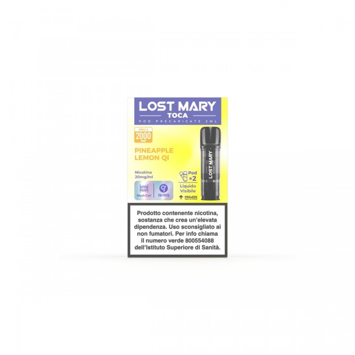 LOST MARY TOCA AIR POD PRO 20MG PINEAPPLE LEMON QI