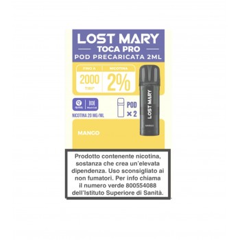 LOST MARY TOCA AIR POD PRO 20MG MANGO