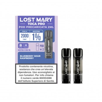 LOST MARY TOCA AIR POD PRO 10MG BLUEBERRY SOUR RASPBERRY