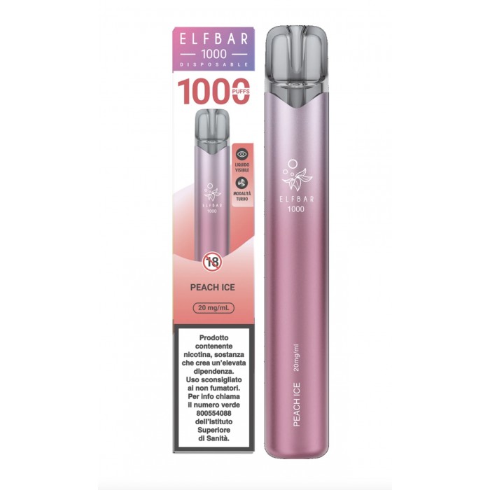 ELFBAR EB1000 PEACH ICE 20 mg/ml