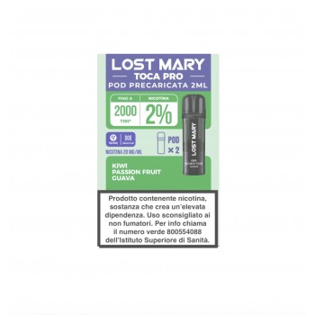 LOST MARY TOCA AIR POD PRO 20MG KIWI PASSION FRUIT GUAVA