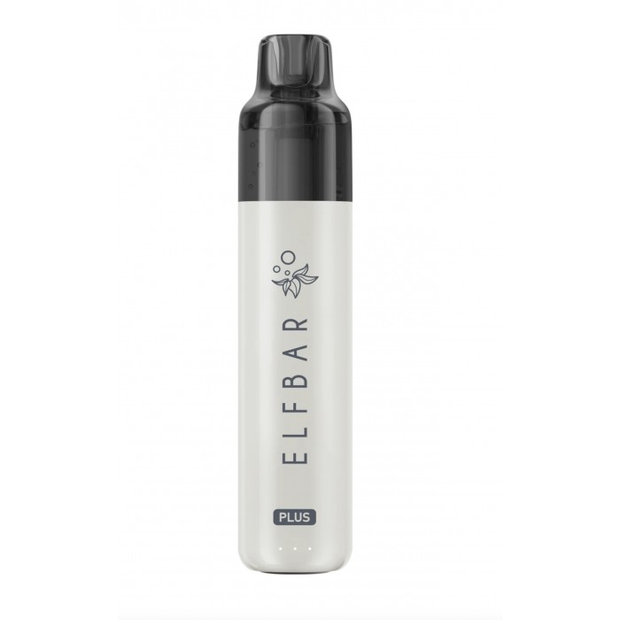 PLN017097+PLN017087 - ELFBAR PLUS REFILLABLE KIT - WHITE/BLACK - KIWI PASSION FRUIT GUAVA - 8+2 ml - 20 mg/m
