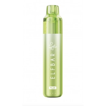 PLN017100+PLN017090 - ELFBAR PLUS REFILLABLE KIT - GREEN/GREEN - SPEARMINT - 8+2 ml - 20 mg/ml