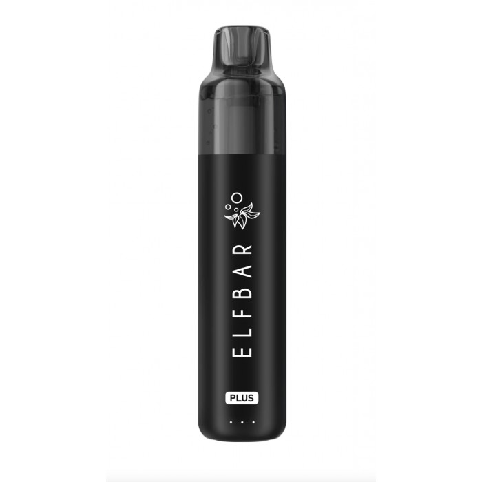 PLN017102+PLN017092 - ELFBAR PLUS REFILLABLE KIT - BLACK/BLACK - WATERMELON - 8+2 ml - 20 mg/ml