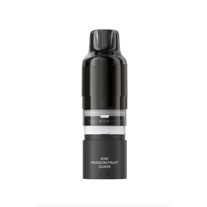PLN017097+PLN017087 - ELFBAR PLUS REFILL PACK - BLACK - KIWI PASSION FRUIT GUAVA - 8+2 ml - 20 mg/ml