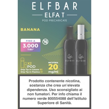 ELFA T 2ML PREFILLED POD BANANA (2 PEZZI) - 20 mg/ml