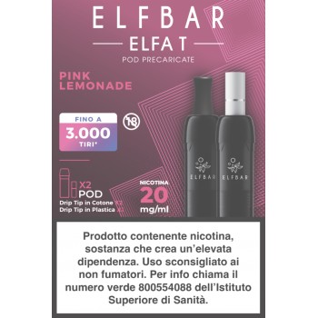 ELFA T 2ML PREFILLED POD PINK LEMONADE (2 PEZZI) - 20 mg/ml