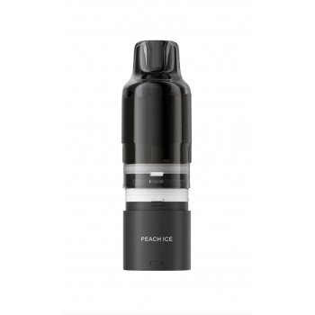 PLN017089 + PLN017099 - ELFBAR PLUS REFILL PACK - BLACK - PEACH ICE - 8+2 ml - 20 mg/ml