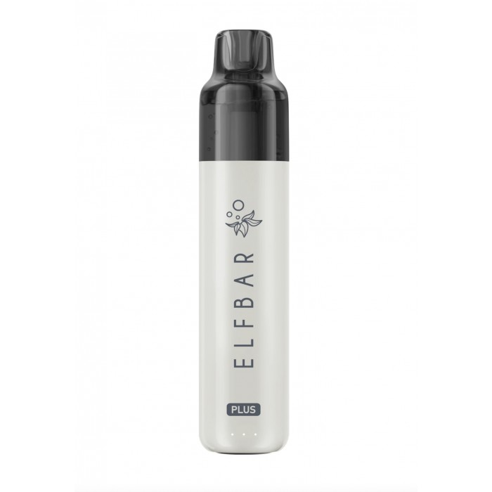 PLN017096 + PLN017086 - ELFBAR PLUS REFILLABLE KIT - WHITE/BLACK - COLA - 8+2 ml - 20 mg/ml
