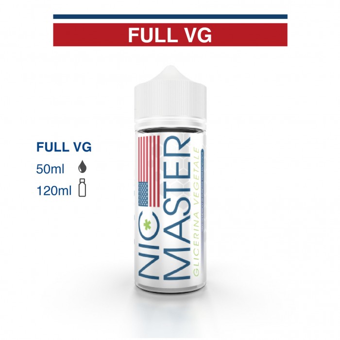 GLICERINA VEGETALE NIC MASTER 50 ML IN CHUBBY GORILLA DA 120 ML