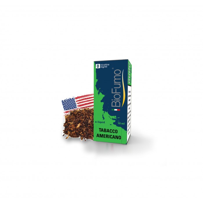 BIOFUMO TABACCO AMERICANO 0 MG - LIQUIDI PRONTI 10ML