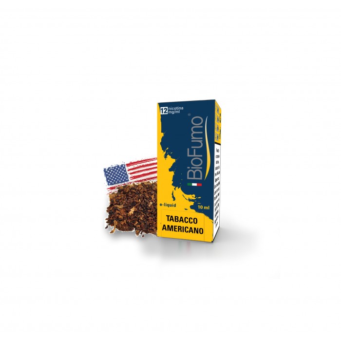 BIOFUMO TABACCO AMERICANO 12 MG - LIQUIDI PRONTI 10ML